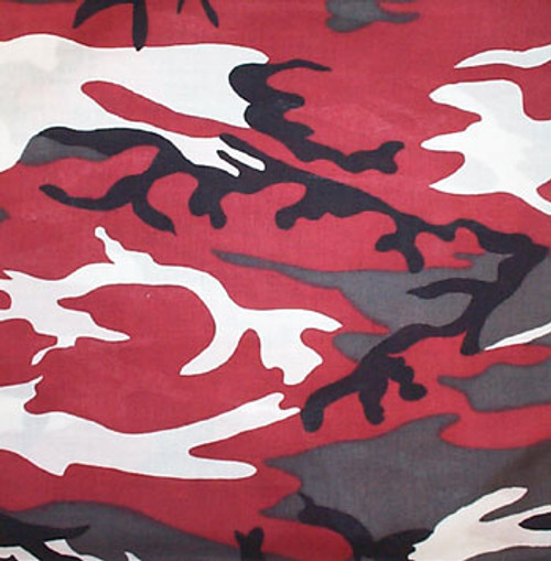 Red Camo Bandana 
