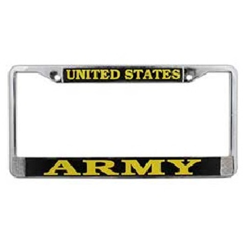 Army License Plate Frame