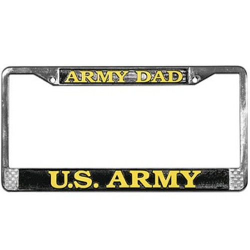 Army Dad License Plate Frame Army Dad License Plate Frame