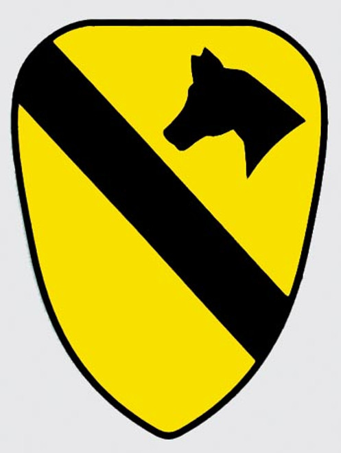 US Army 1st Cavalry Division Sticker Decal - Small