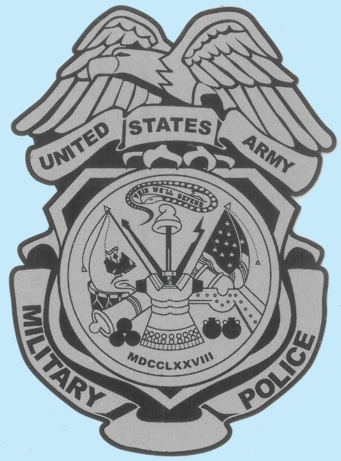 US Army Military Police Decal Sticker US Army Military Police Decal Sticker