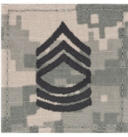 Master Sgt Rank w/ hook fastener Master Sgt Rank w/ hook fastener