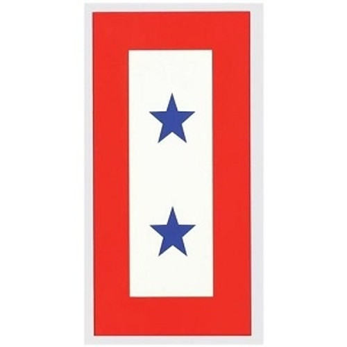 Blue Star Decals - Two Star Blue Star Decals - Two Star