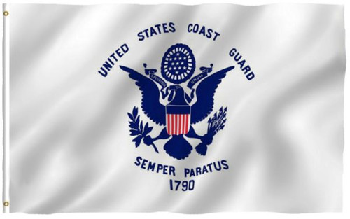 US Coast Guard Flag - 3ft x 5ft US Coast Guard Flag - 3ft x 5ft