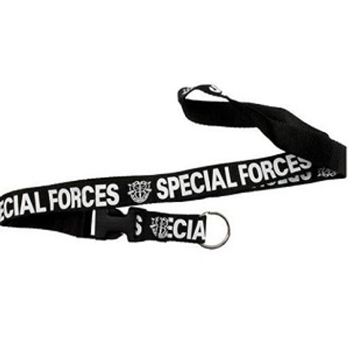 US Army Special Forces Lanyard Keychain - Neck Strap Key Ring US Army Special Forces Lanyard Keychain - Neck Strap Key Ring