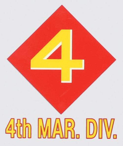 4th Marine Division Sticker 4th Marine Division Sticker