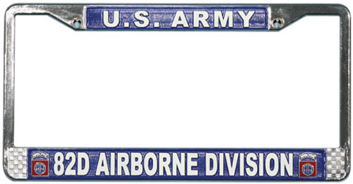 82nd Airborne License Plate Frame 82nd Airborne License Plate Frame