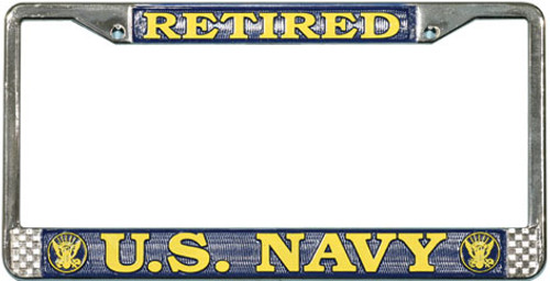 US Navy License Plate Frame US Navy License Plate Frame