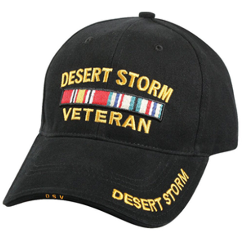 Deluxe Desert Storm Service Ribbon Baseball Cap Deluxe Desert Storm Service Ribbon Baseball Cap