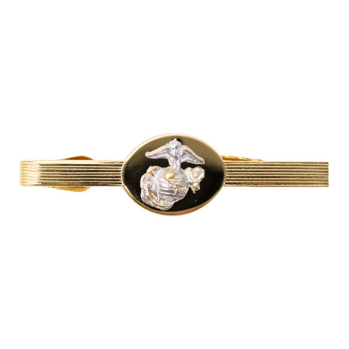 Marine Corps Tie Clasp: Officer - 24K Gold Plated Marine Corps Tie Clasp: Officer - 24K Gold Plated