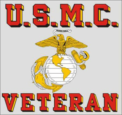 USMC Veteran (EGA) Decal USMC Veteran (EGA) Decal