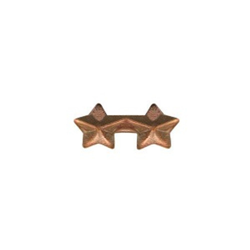 Double Bronze Star Ribbon Device Double Bronze Star Ribbon Device
