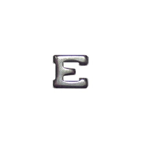 Silver Marksmanship Letter E Device Silver Marksmanship Letter E Device
