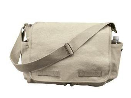 Stone Khaki Washed Messenger Bag Stone Khaki Washed Messenger Bag