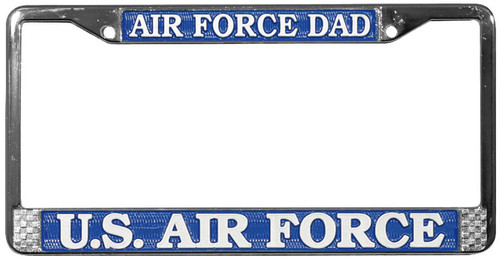 US Air Force Dad License Plate Frame