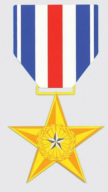 Silver Star Decal Silver Star Decal