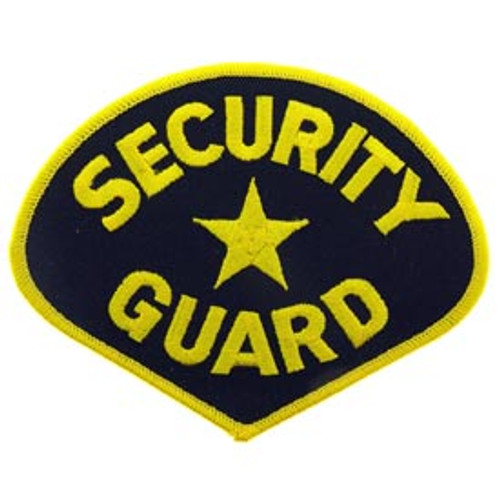 Security Guard Patch - Gold & Black Security Guard Patch - Gold & Black