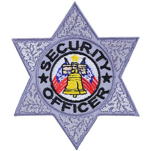 Security Officer Star Patch - Silver Security Officer Star Patch - Silver