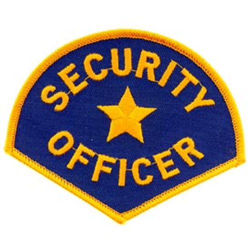 Blue & Gold Security Officer Patch Blue & Gold Security Officer Patch