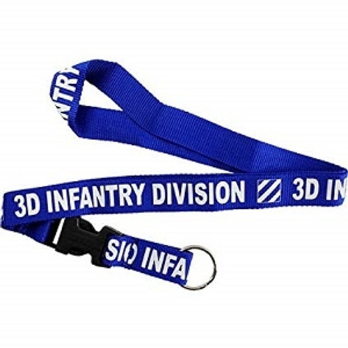 3rd Infantry Division Lanyard Keychain - Neck Strap Key Ring 3rd Infantry Division Lanyard Keychain - Neck Strap Key Ring