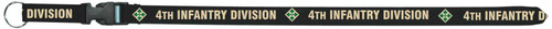 Army 4th Infantry Division Lanyard Keychain Army 4th Infantry Division Lanyard Keychain