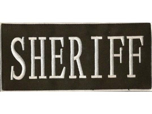 Sheriff Back Patch (Large) Sheriff Back Patch (Large)