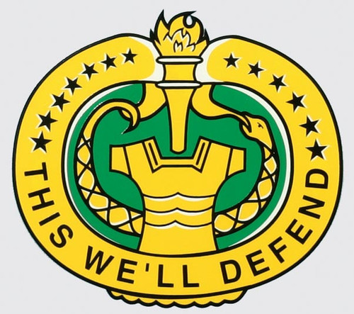 US Army Drill Sergeant Badge "This We'll Defend" Decal US Army Drill Sergeant Badge "This We'll Defend" Decal