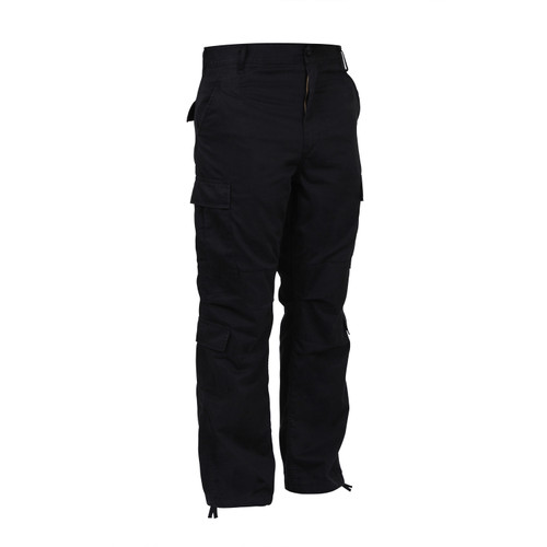 Black Vintage Fatigue Cargo Pants