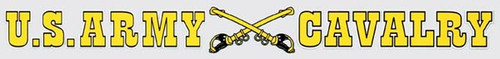U.S. Army Cavalry Window Strip U.S. Army Cavalry Window Strip