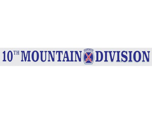 10th Mountain Div. Window Strip 10th Mountain Div. Window Strip