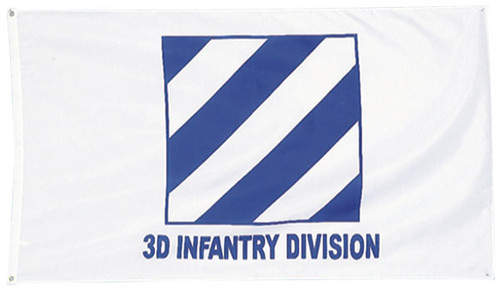 3ft x 5ft 3rd Infantry Division Army Unit Flag 3ft x 5ft 3rd Infantry Division Army Unit Flag