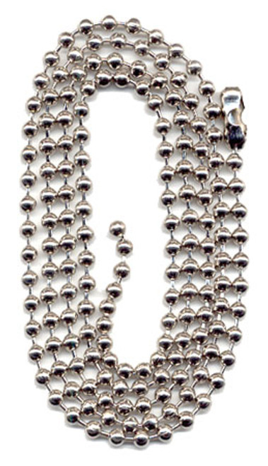 Chrome Beaded Neck Chain Key-ID-Badge-Reel Holder Chrome Beaded Neck Chain Key-ID-Badge-Reel Holder