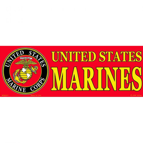 United States Marine Corps-Bumper Sticker United States Marine Corps-Bumper Sticker