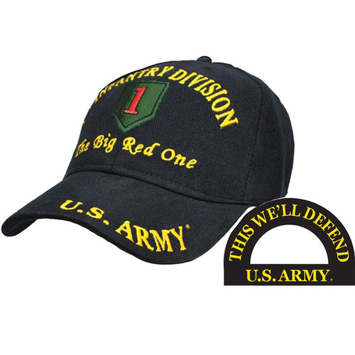 US Army 1st Infantry Division Baseball Hat