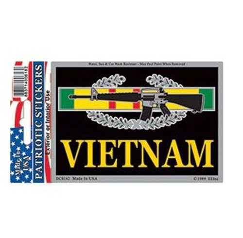 Vietnam Combat Infantry Badge Sticker Vietnam Combat Infantry Badge Sticker