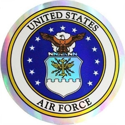Air Force Crest Small Prism Decal Air Force Crest Small Prism Decal