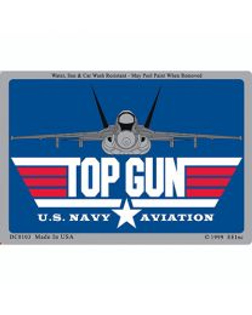 USN Top Gun Sticker USN Top Gun Sticker