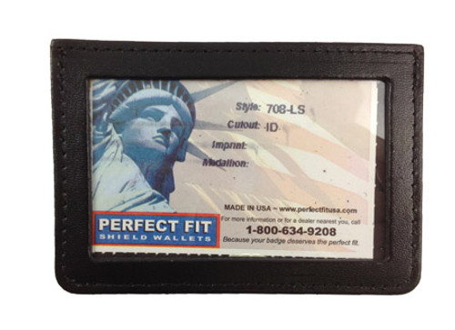 Leather ID Badge Holder