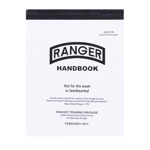US Army Ranger Handbook Military US Army Ranger Handbook Military