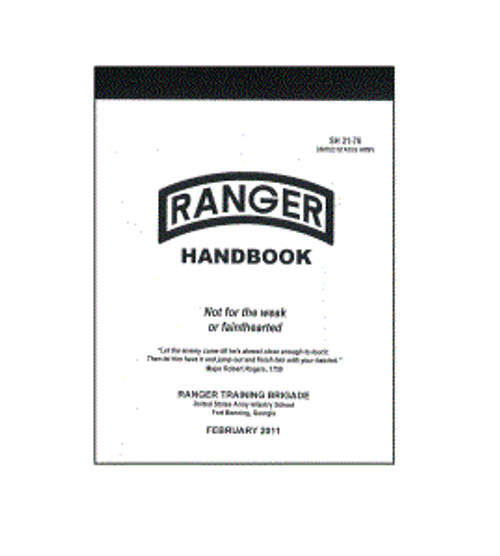 US Army Ranger Handbook Military US Army Ranger Handbook Military