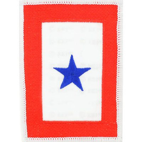 Blue Star Flag Patch Blue Star Flag Patch