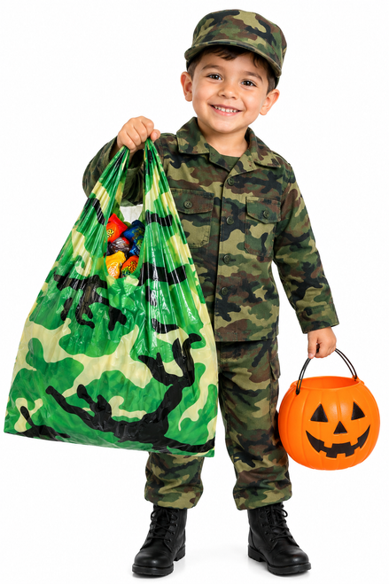 Camouflage Plastic Bag