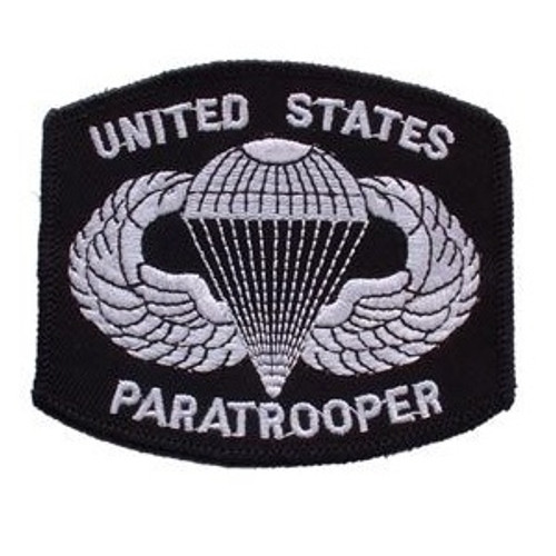 United States Army Paratrooper Patch United States Army Paratrooper Patch