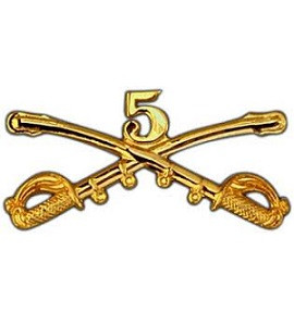 5th Cavalry Swords Pin