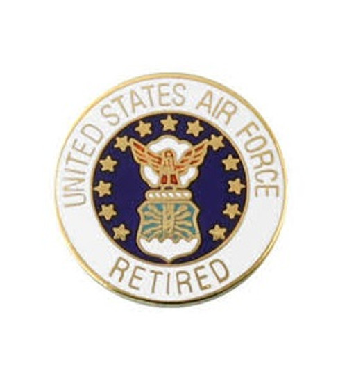 US Air Force Retired Pin US Air Force Retired Pin