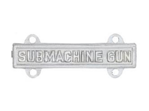Submachine Gun Qualification Bar Submachine Gun Qualification Bar