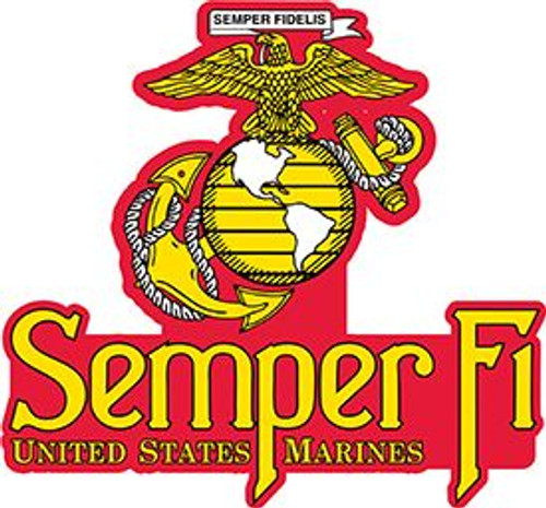 Marine Corps Large Jacket Patch - Flags