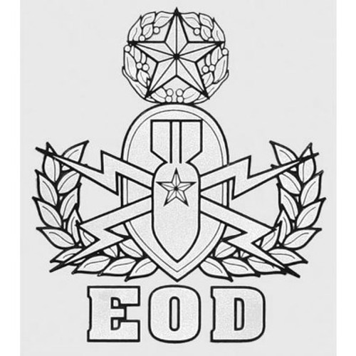 EOD Master Window Sticker