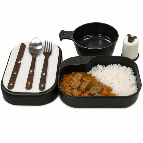 8 Piece Camping Deluxe Mess Kit