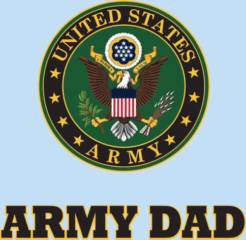 U.S. Army Dad w/ Eagle Logo Decal